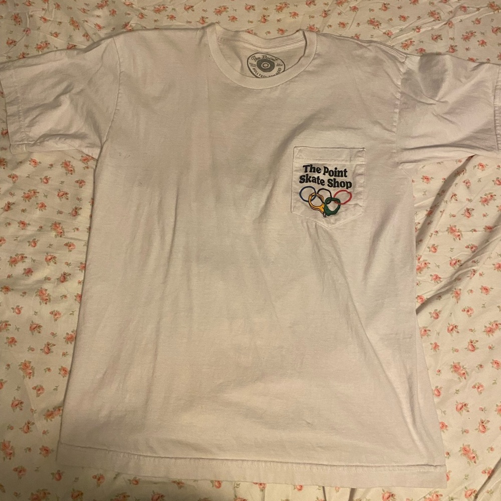 Point Skate Shop Tee “Skateboarding is a crime, Not an olympic sport”